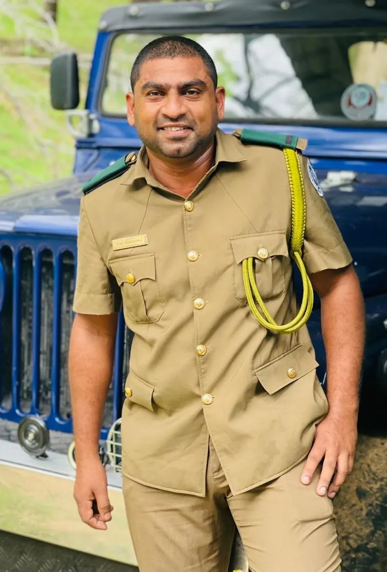 Wildlife ranger Chamod Maduranga
