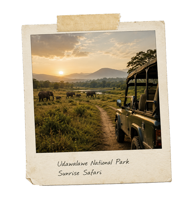 Udawalawe National Park sunrise safari
